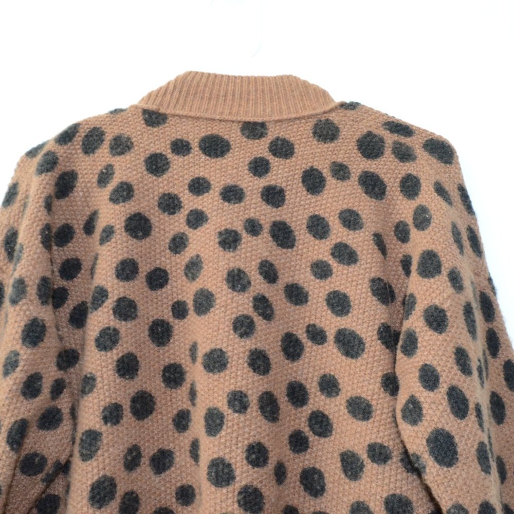 Madewell Leopard Dot Cardigan Sweater Small - Picture 6 of 9